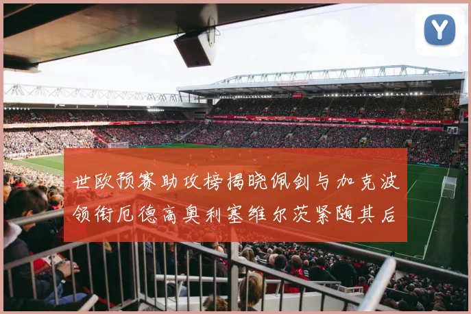 世欧预赛助攻榜揭晓佩剑与加克波领衔厄德高奥利塞维尔茨紧随其后